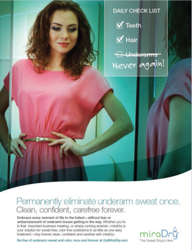 MiraDry advertising agency positive ROI